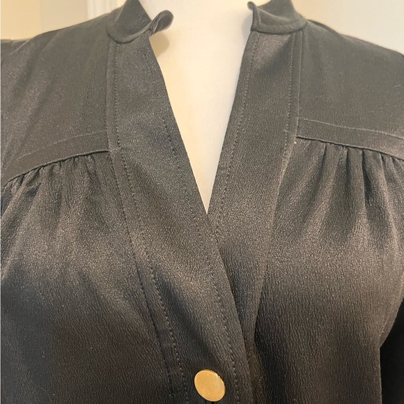 DVF Silk Button Down Blouse Size 4 - Picture 2 of 5